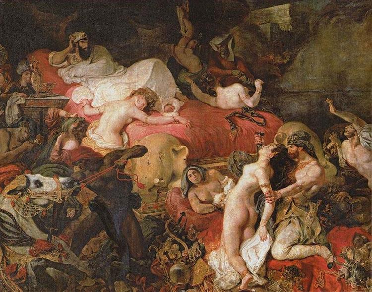 Eugene Delacroix Death of Sardanapalus